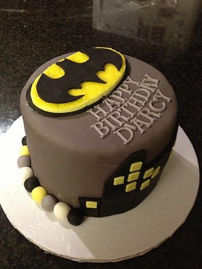BATMAN - Cake by Jennifer Jeffrey