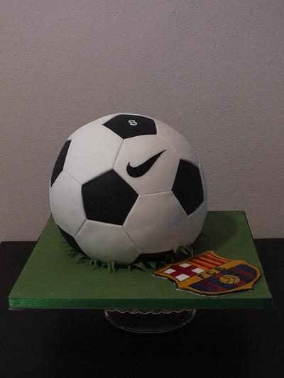 cake whith soccer ball - Cake by Janeta Kullová