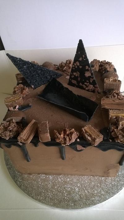 Chocolate overload birthday cake - Cake by Combe Cakes