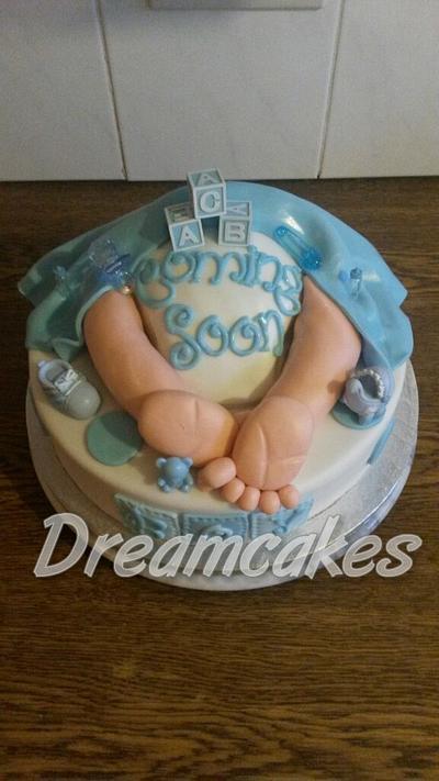 Baby shower cake - Cake by Tracey