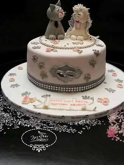 Cats married - Cake by Fées Maison (AHMADI)