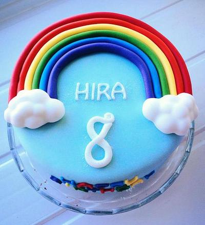 rainbow cake :) - Cake by Tamaya Cakes Boutique 