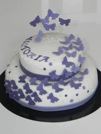 cake butterfly - Cake by cendrine