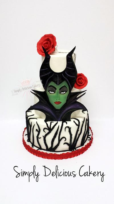 Maleficent themed - Cake by Simply Delicious Cakery