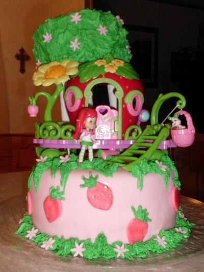Strawberry Shortcake - Cake by Carrie Freeman