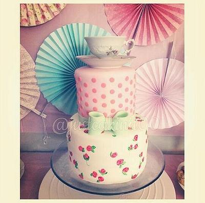 Tea Party Cake - Cake by Erica Durish
