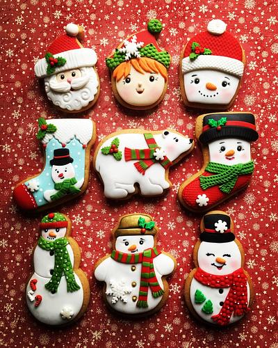 Gingerbread Christmas cookies  - Cake by sansil (Silviya Mihailova)