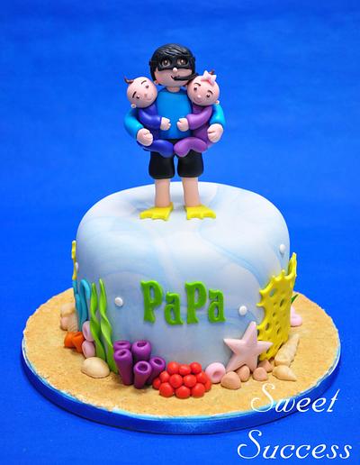 Scuba Diving Cake - Cake by Sweet Success