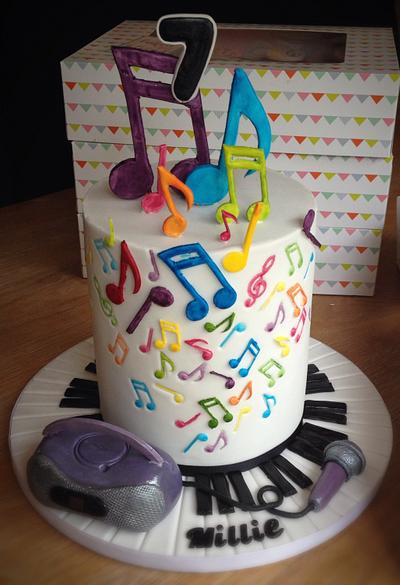 Music note cake - Cake by Shell