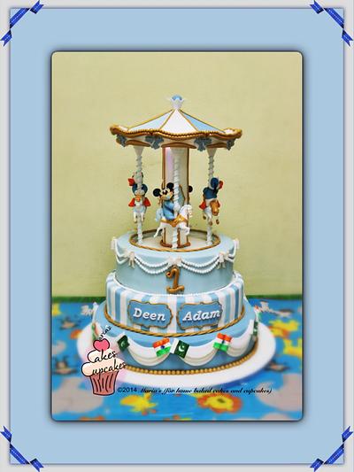 Rotating carousel cake - Cake by Maria's