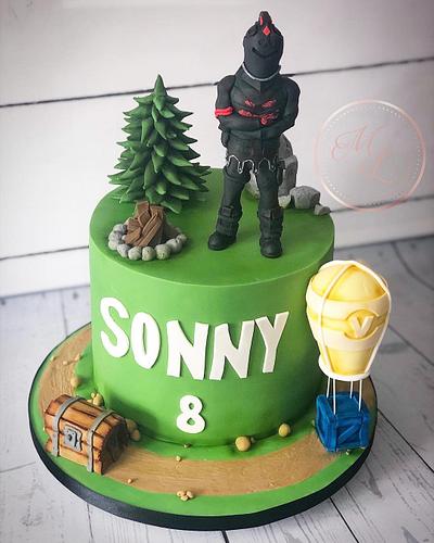 Fortnite black knight cake  - Cake by Maria-Louise Cakes