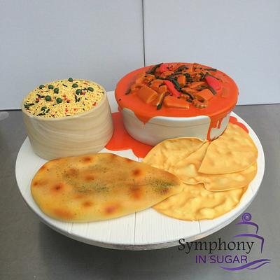 Indian Bhuna Meal Cake - Cake by Symphony in Sugar