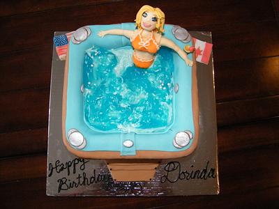 Hot Tub Party! - Cake by Rachel~Cakes