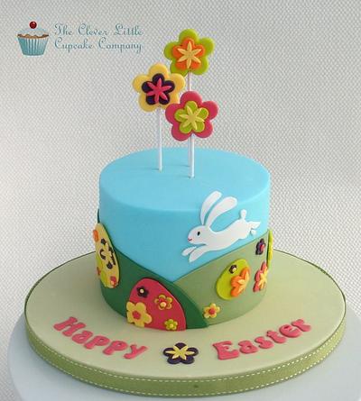 Bright Easter Cake - Cake by Amanda’s Little Cake Boutique
