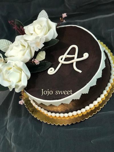 Letter A cake  - Cake by Jojosweet