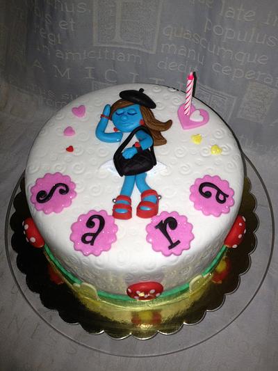 Smurfette - Cake by TheCake by Mildred