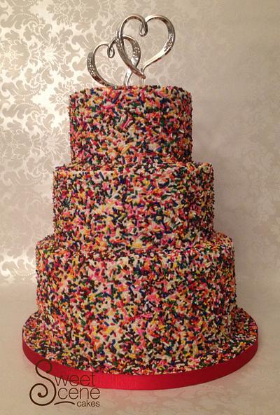 A Shower of Sprinkles! - Cake by Sweet Scene Cakes