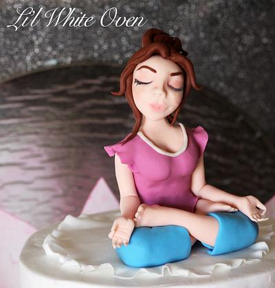 Yoga and Meditation - Cake by Gauri Kekre