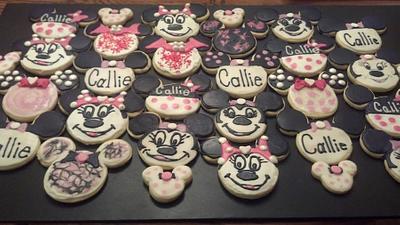 Minnie Mouse Cookies - Cake by Sherry's Sweet Shop