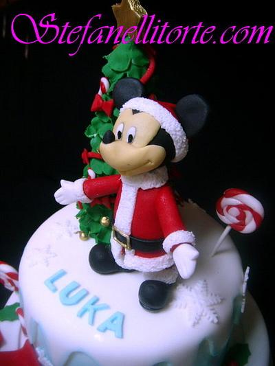 Mickey Mouse Santa - Cake by stefanelli torte