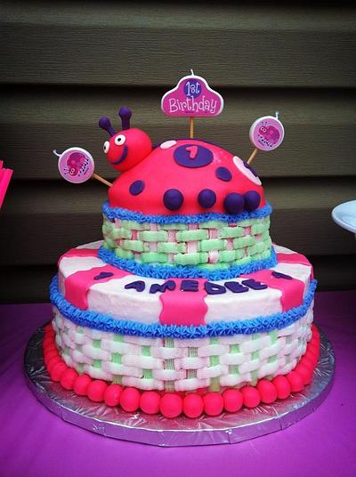 Ladybug Cake 1 - Cake by Kellie Witzke