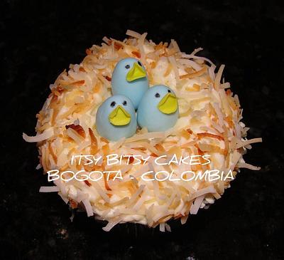 BIRD NEST CUPCAKES - Cake by Itsy Bitsy Cakes