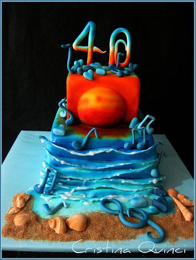 Cake sea and love - Cake by Cristina Quinci