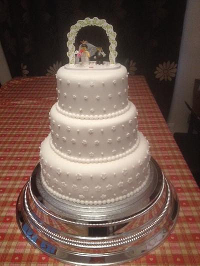 Lego wedding cake  - Cake by Daizys Cakes