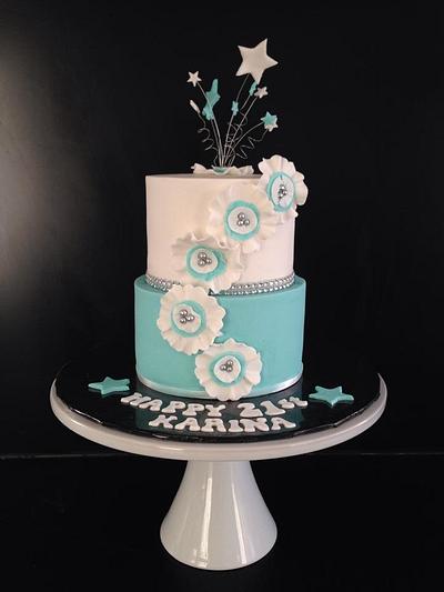 ruffle cake - Cake by Mmmm cakes and cupcakes