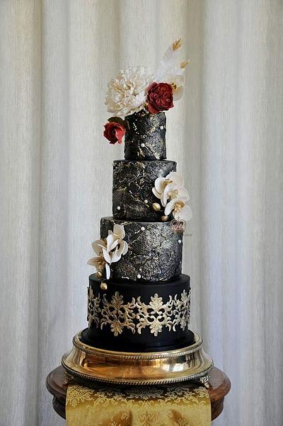 Black Beauty  - Cake by Sumaiya Omar - The Cake Duchess 