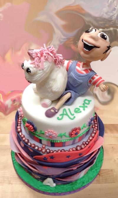Agnus and Fluffy  - Cake by Alicia's CB