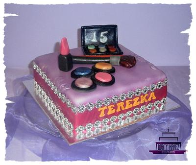 "Makeup" cake - Cake by Lenka Budinova - Dorty Karez