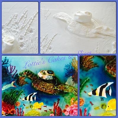 Tropical Waters.  - Cake by Lotties Cakes & Slices 
