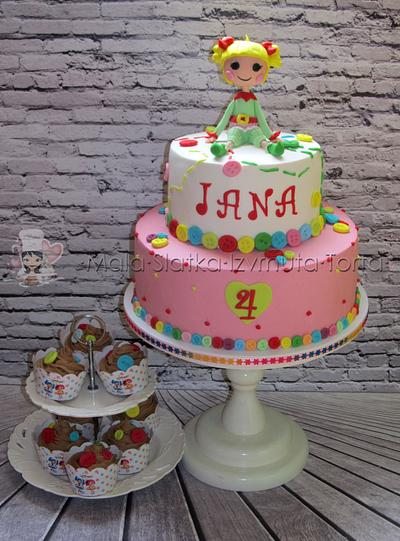 Holly Sleighbells Lalaloopsy Cake - Cake by tweetylina