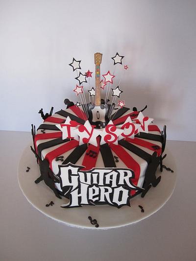 Guitar Hero cake - Cake by Dittle
