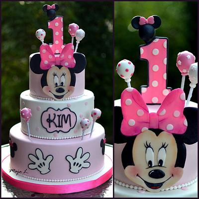 Minnie cake - Cake by majalaska