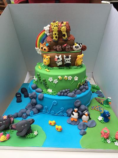 Noahs Ark  - Cake by Littlelizacakes