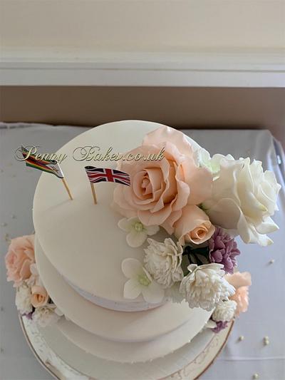 Classical wedding cake - Cake by Popsue