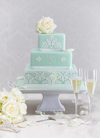 Mint green wedding cake - Cake by Hana Rawlings
