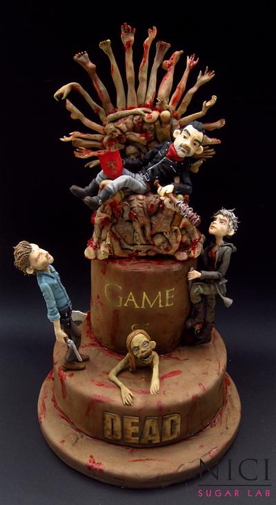 Cakeflix collaboration- The walking dead & Game of Thrones - Cake by Nici Sugar Lab