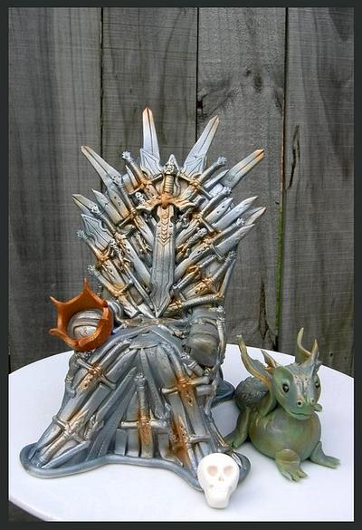 Game of Thrones - Iron Throne cake topper - Cake by Mel_SugarandSpiceCakes