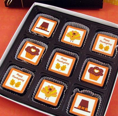 Thanksgiving Brownie Bites Gift Box - Cake by Cheryl