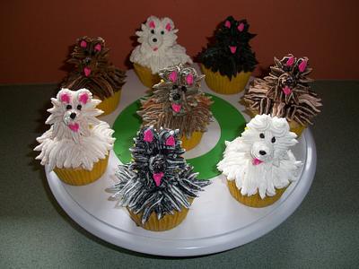 Puppy dog cupcakes - Cake by Sarah