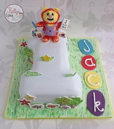 Let's Get Squiggling!  - Cake by Kelly Hallett
