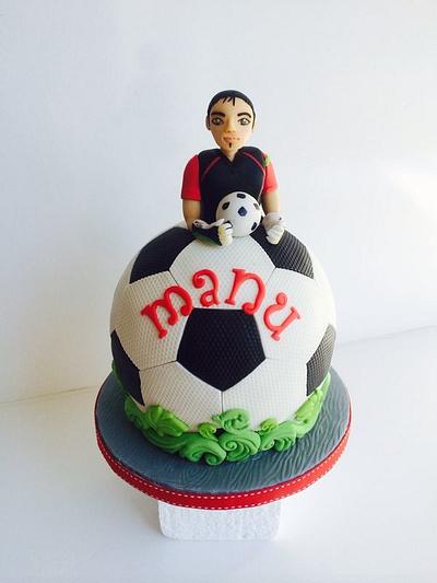 cake Football  - Cake by Nurisscupcakes