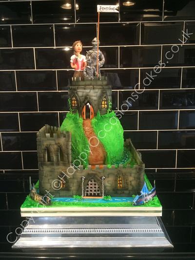 Castle Wedding Cake - Cake by Paul of Happy Occasions Cakes.