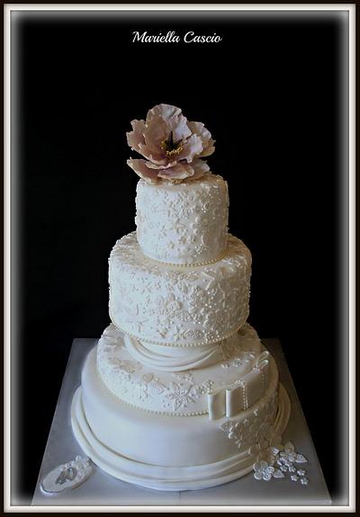 wedding cake  - Cake by Mariella Cascio