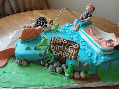 Fishing  - Cake by Babes