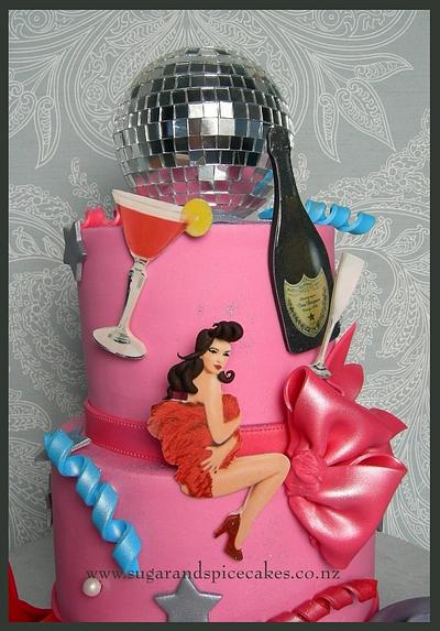 Sexy Party Girl Cake  - Cake by Mel_SugarandSpiceCakes
