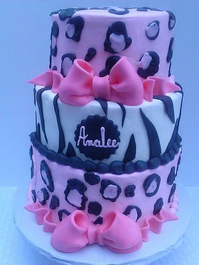 Zebra & Cheetah Cake - Cake by K Blake Jordan